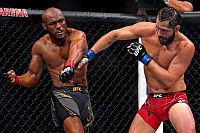 Kamaru Usman vs. Jorge Masvidal in a UFC fight